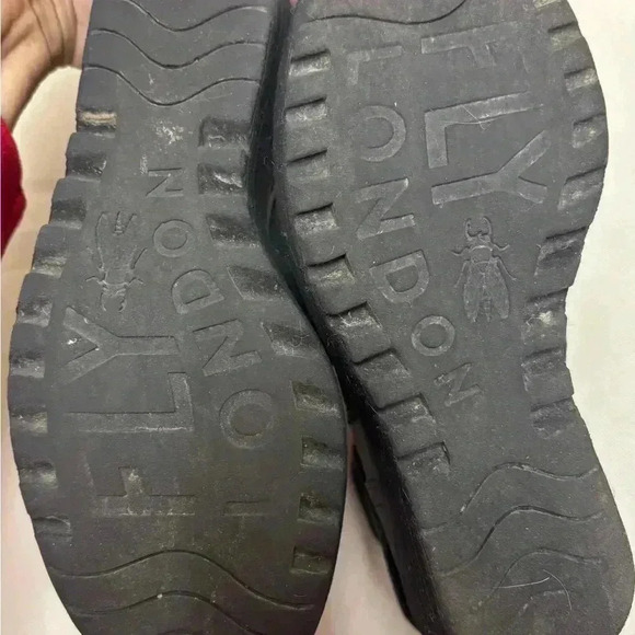 Fly London Yock Leather Wedge Ankle Boots Size 36/5.5-6 US - Picture 6 of 8